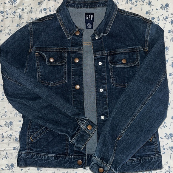 Vintage GAP Dark Blue Denim Jacket - Picture 1 of 3